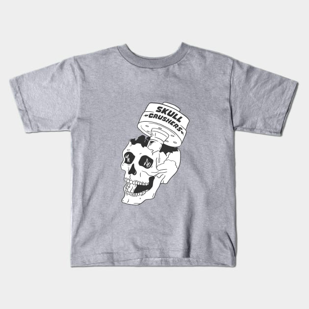 Skull Crushers Kids T-Shirt by Matropolis